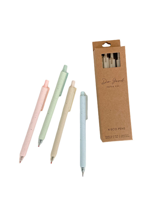 Eco Pens Set wheat straw pens