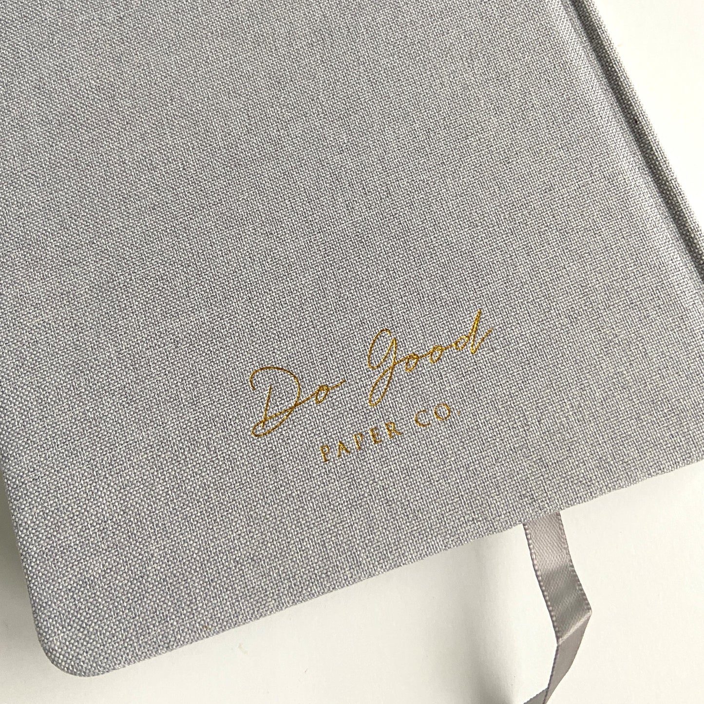 Linen Diary - Grey