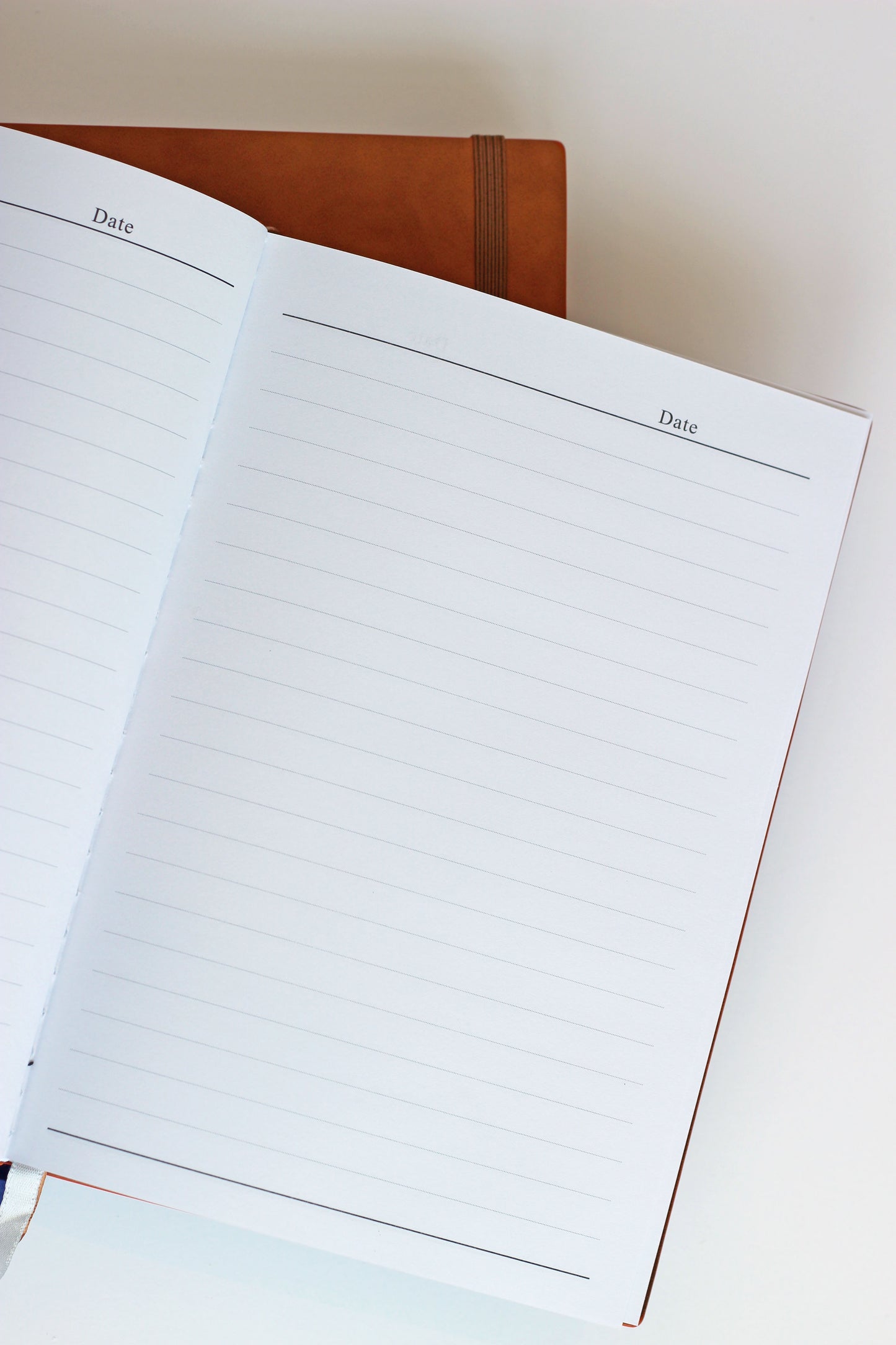 Premium vegan leather journal, bullet journal, diary - lined pages