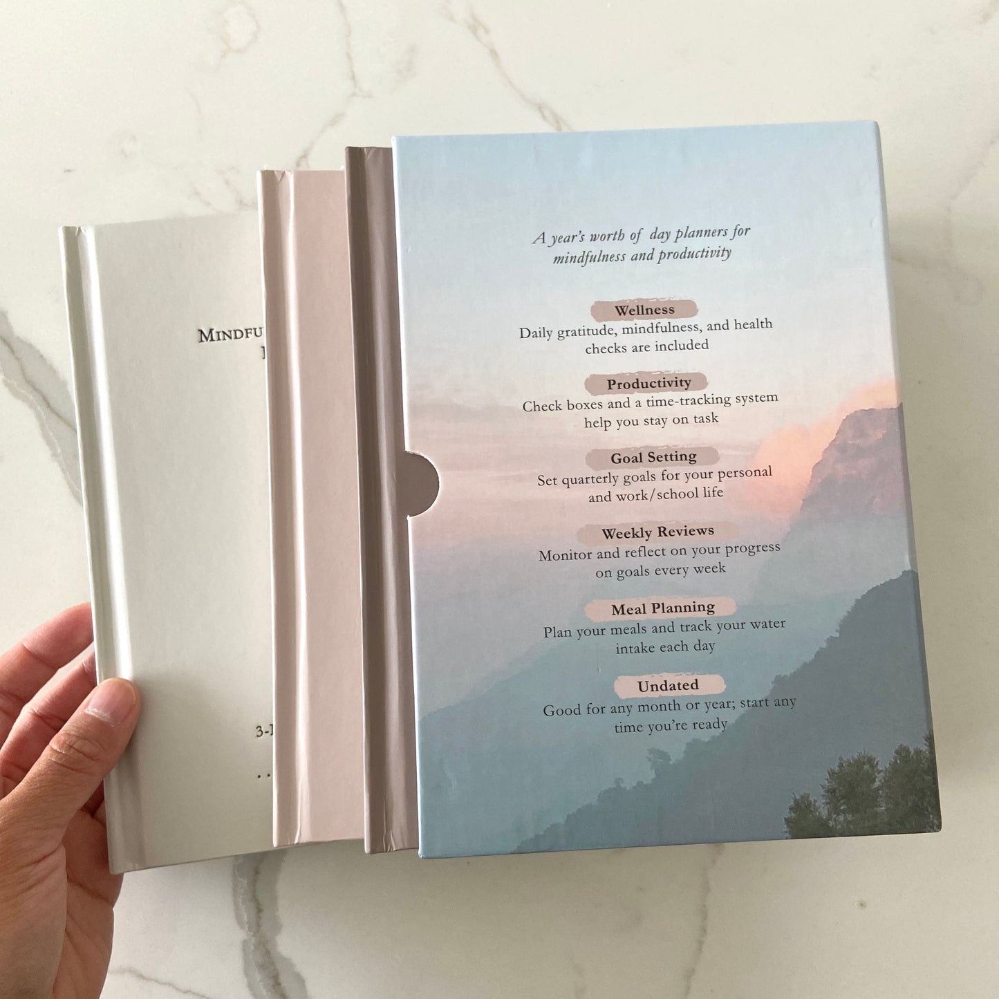 Boxed Set of Planners - wellness and productivity