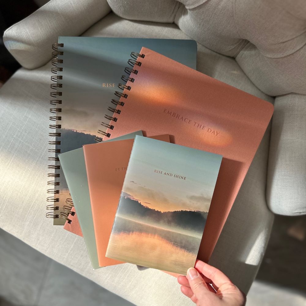 Rise and Shine notebook collection by Do Good Paper Co.