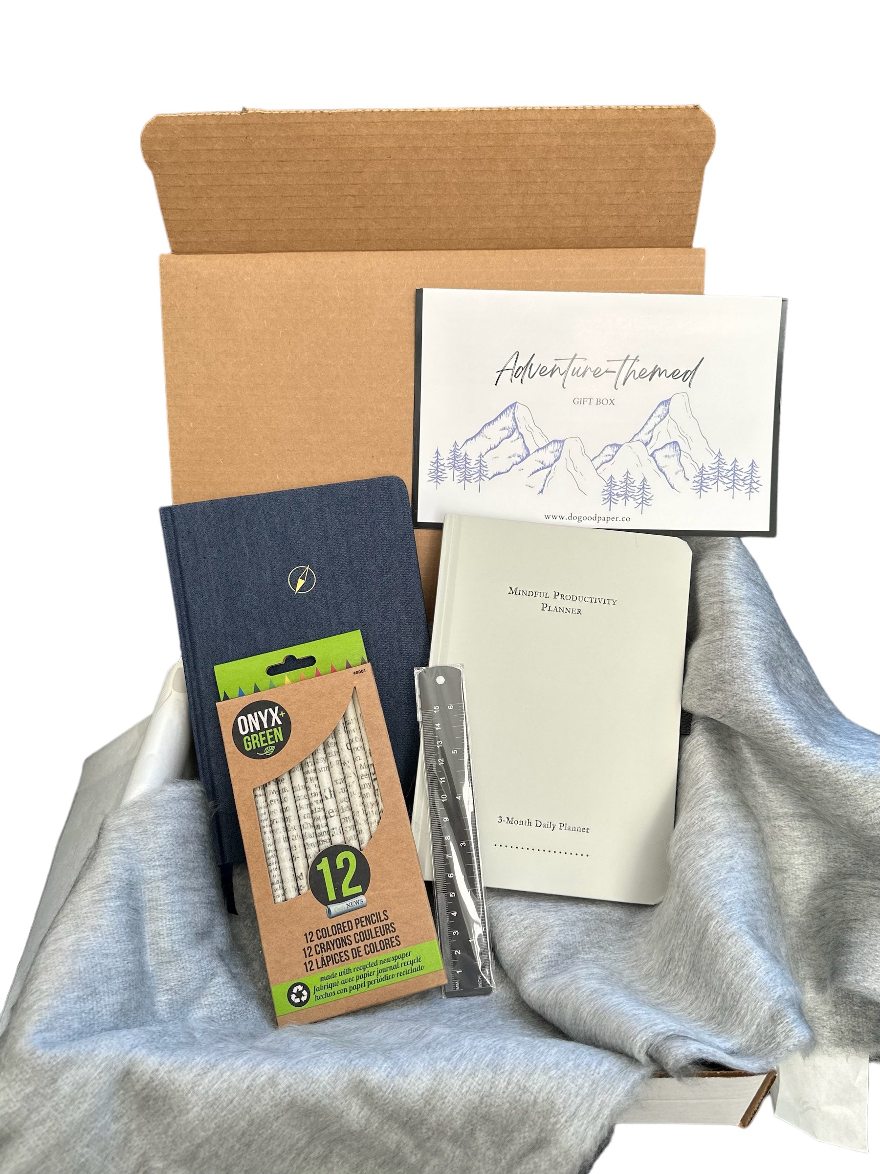 Explore New Frontiers Stationery Box by Do Good Paper Co.