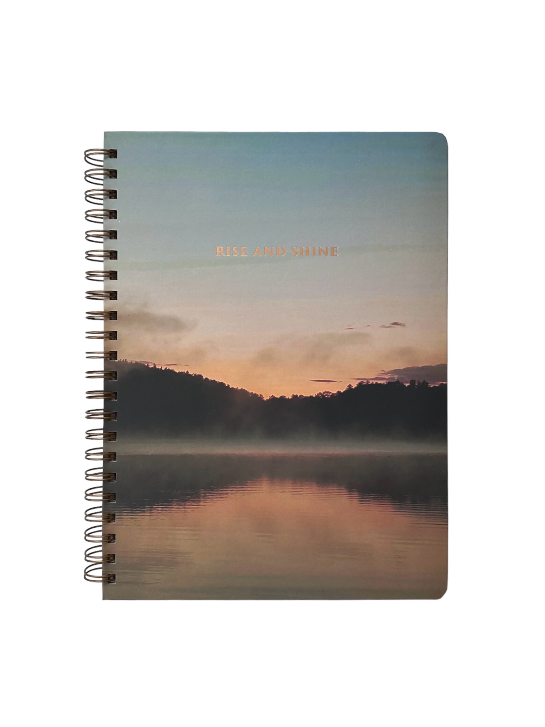 Large Spiral Notebook - Rise and Shine by Do Good Paper Co.