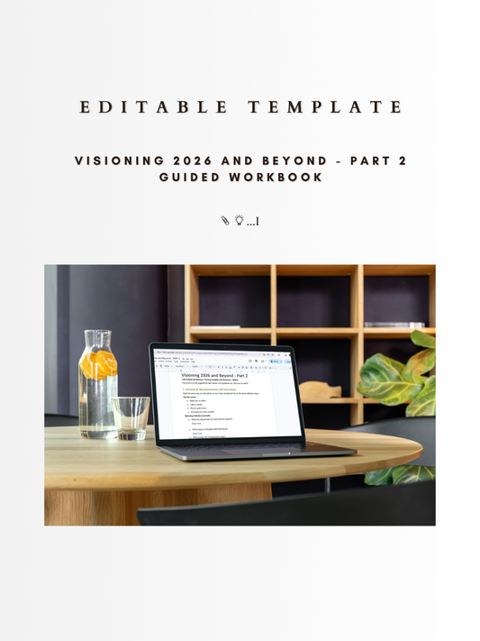 Visioning 2026 and Beyond - Part 2 Digital Workbook