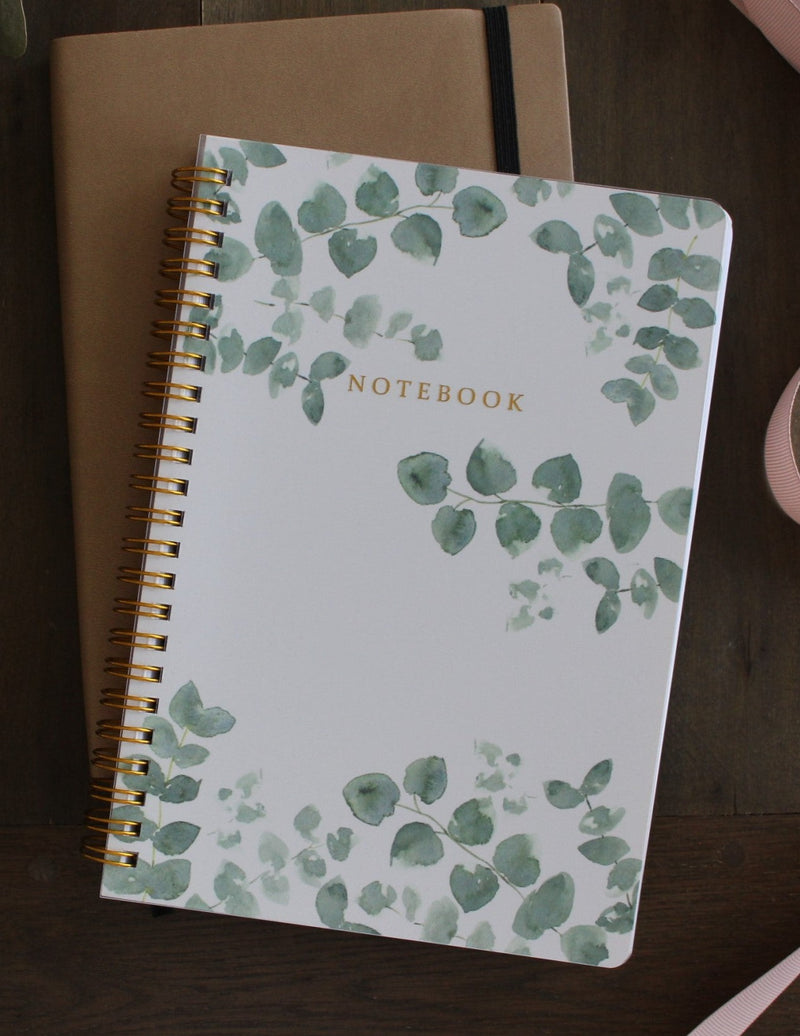 Eucalyptus Spiral Notebook from Do Good Paper Co.