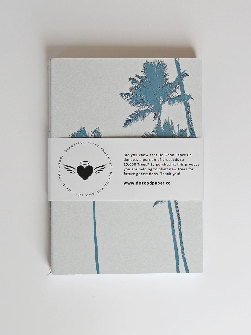 Set of 3 small soft cover notebooks - Beach Blue collection