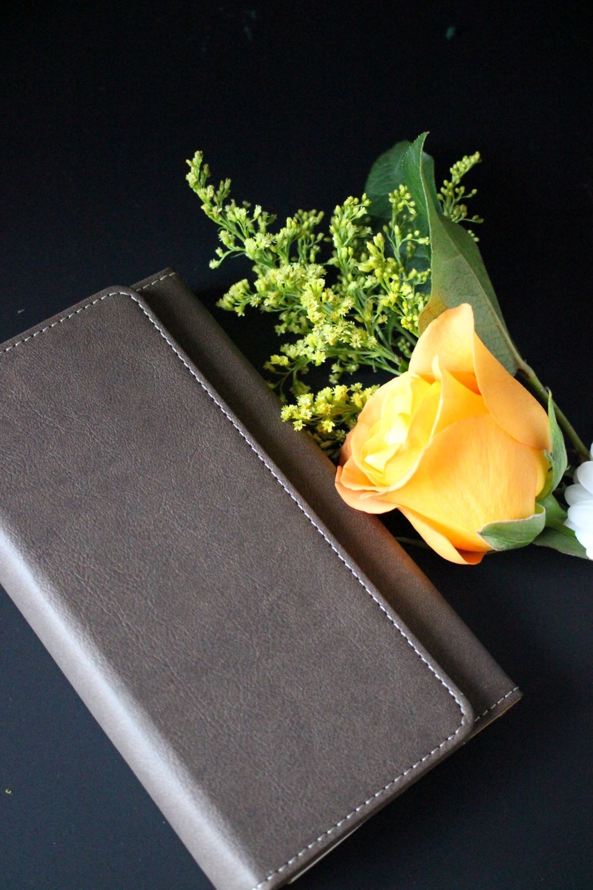 Wallet Notebook with credit card slots for on the go notes