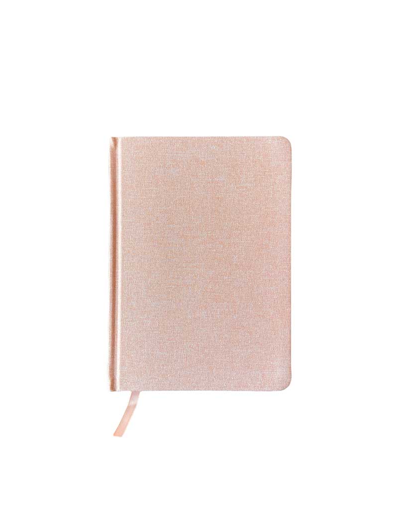 Linen Diary in pink color from Serenity is Here notebook collection