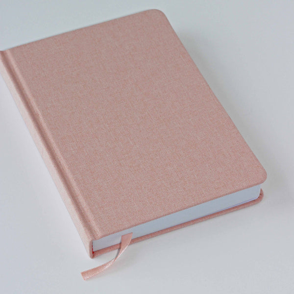 Linen Diary - Pink (Clearance)