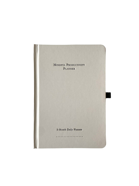 Undated Mindful Productivity Planner in grey